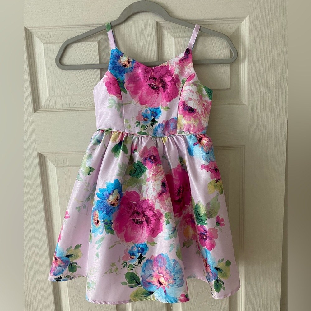Flower print dress